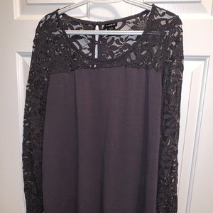 Torrid lace sleeve top